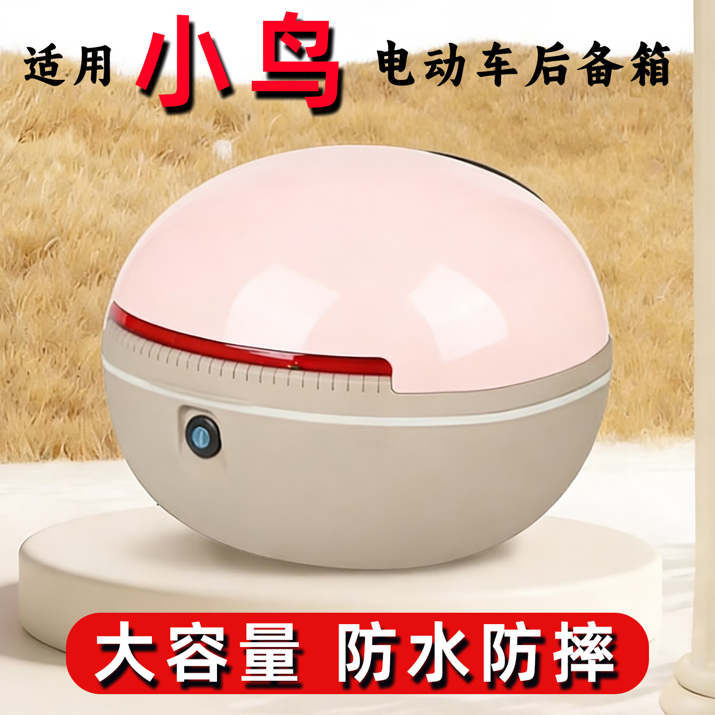 适用小鸟电瓶车后备箱新国标电动车通用大容量踏板摩托车后背尾箱