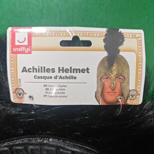古希腊英雄阿喀琉斯软胶头套 Achilles Mask 特洛伊战争
