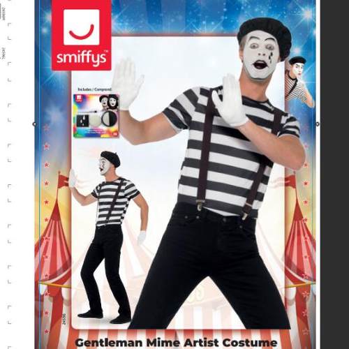 哑剧艺术家服饰默剧MimeArtist