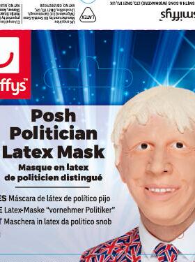 成人上流社会政客全包头面具 Posh Politician Mask