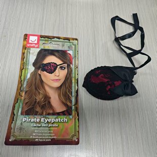 海盗配件 海盗眼罩4款 头巾帽 钩子 海盗眼罩4款 Pirate A