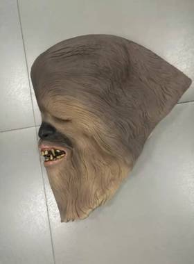 成人星球大战 楚巴卡软胶面具 Chewbacca STAR WAR