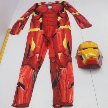 #成人带包装一层布PVC面具钢铁侠 Iron Man with PVC mask