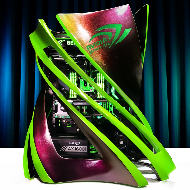 电竞游戏台式主机diy水冷电竞