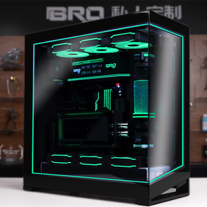 BRO兄弟水冷 追风者NV9无立柱全视景海景房定制分体式水冷方案