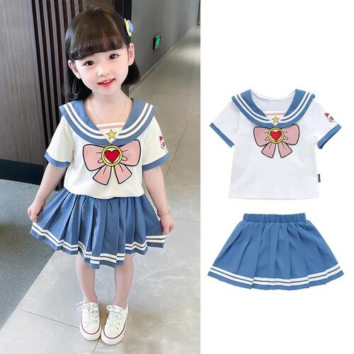 女童夏装学院风套装JK制服