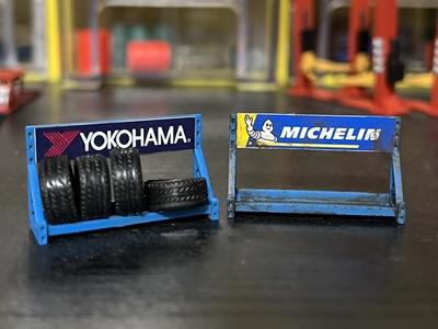 EZ1/64轮胎架 微缩场景摆件