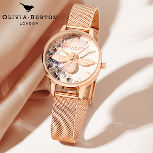 Olivia 女士OB腕表 Burton手表女防水石英3D小蜜蜂英国小众时尚
