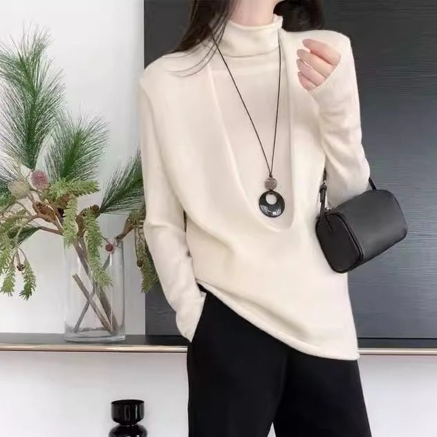 100%纯羊毛背心马甲女内搭打底衫