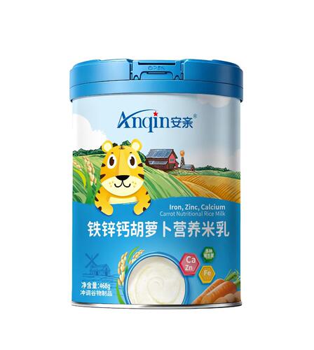 安亲营养米乳高铁淮山原味纯营养铁锌钙胡萝卜米乳冲调谷物制品