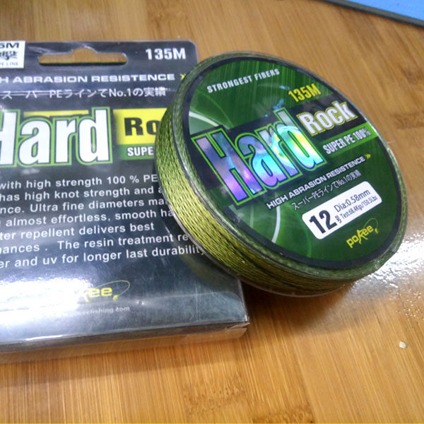 台湾产太平洋鱼线石斑龙胆船钓铁板线PE大力马线hard Rock135米