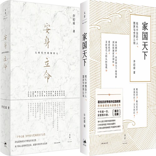 安身立命 : 大时代中的知识人+家国天下：现代中国的个人、国家与世界认同共2册 作者:许纪霖 出版社:上海人民出版社P