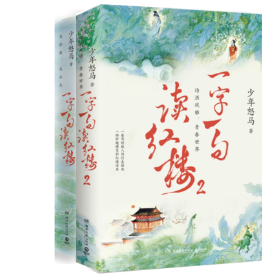 一字一句读红楼1+一字一句读红楼2共2册 作者:少年怒马 著 出版社:湖南文艺出版社
