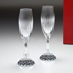 日本代购Baccarat/巴卡拉马塞娜系列香槟酒对杯礼盒装欧式红酒杯