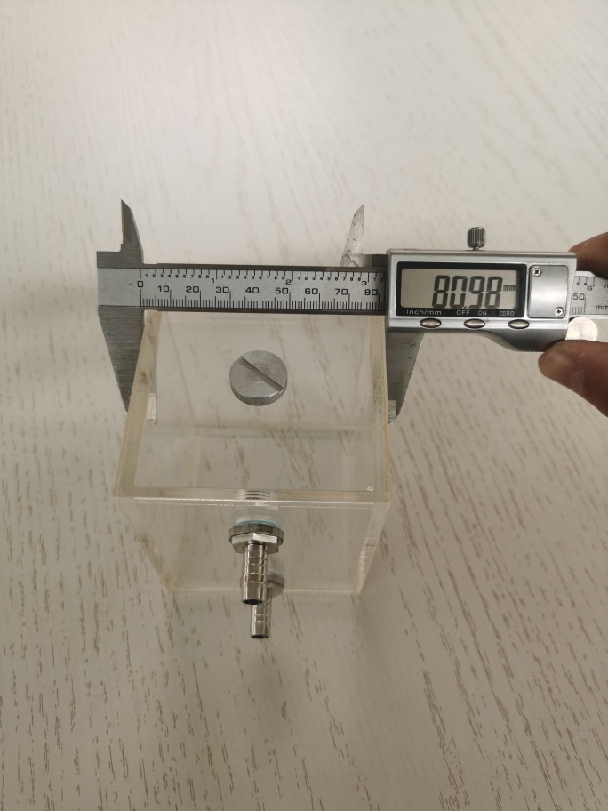 冰钓水褥子配件水暖垫水箱亚克力储水盒加大8×8×10厘米包邮