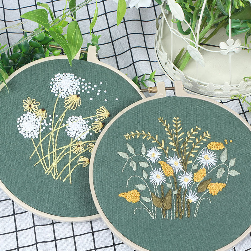 平安符刺繡手工diy材料包繡品制作絲帶繡自繡繡花diy初學者繡蘇繡在類目 居家布藝, 縫紉DIY材料、工具及成品, 縫紉DIY材料套裝中 - 來自Buy2taobao.com提供專業的淘寶代購服務