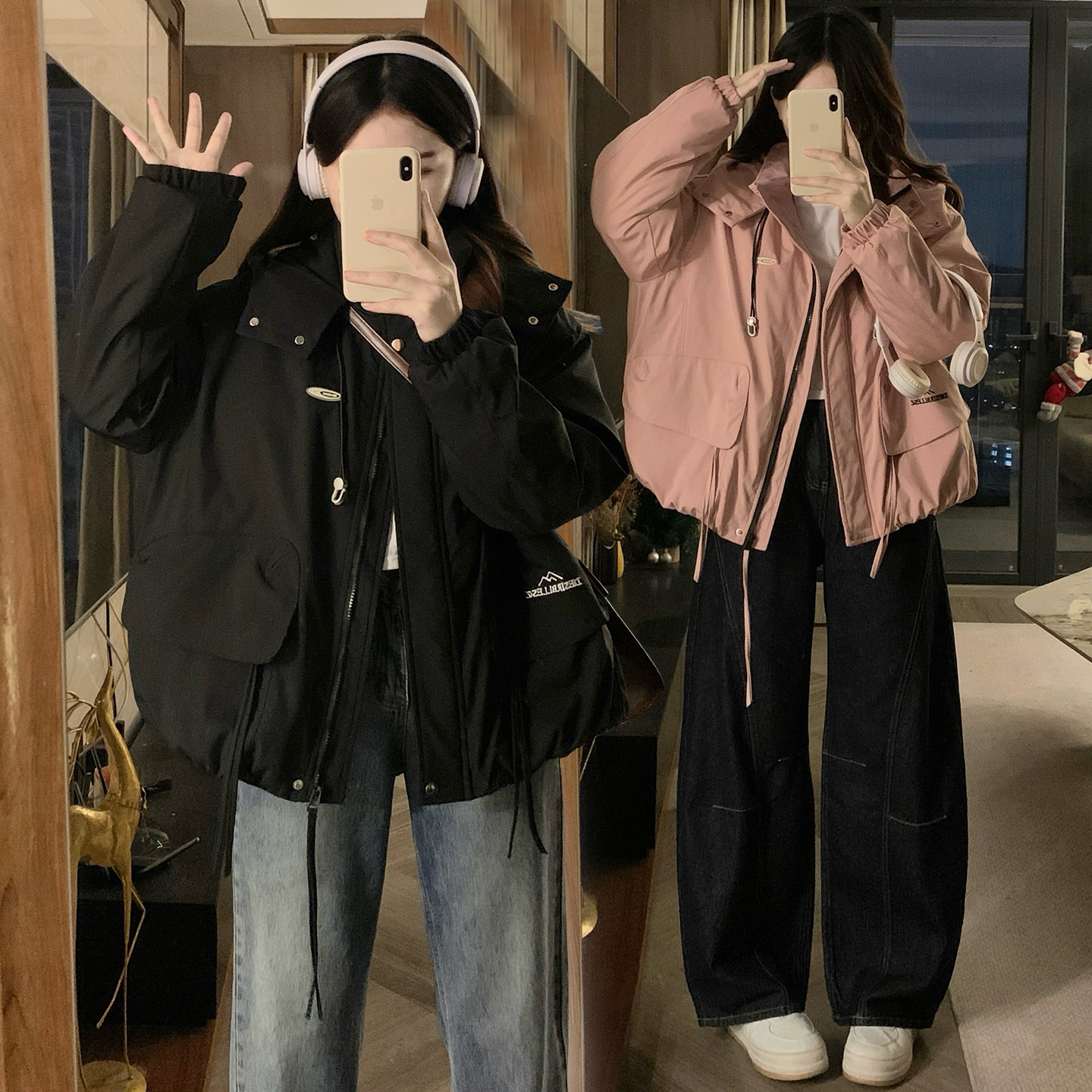 胖MM大码棉服女2025年冬装棉衣潮