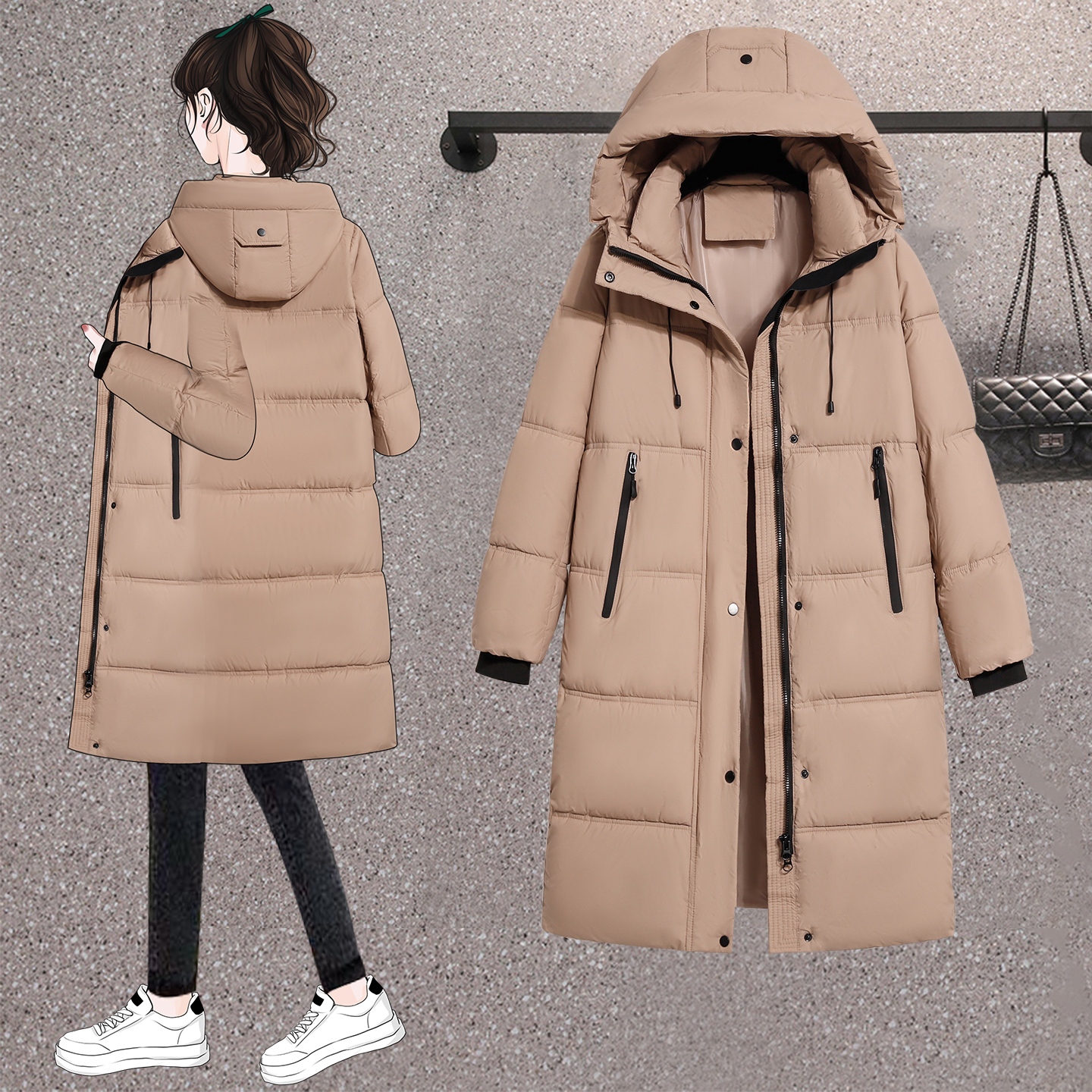 胖MM大码棉服2025年冬装新款棉衣