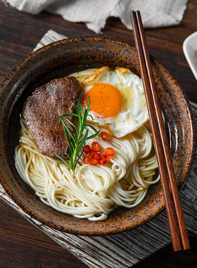 千岛湖淳安石林手工日晒面农家自制嚼劲圆细拌面手擀面挂面3斤装