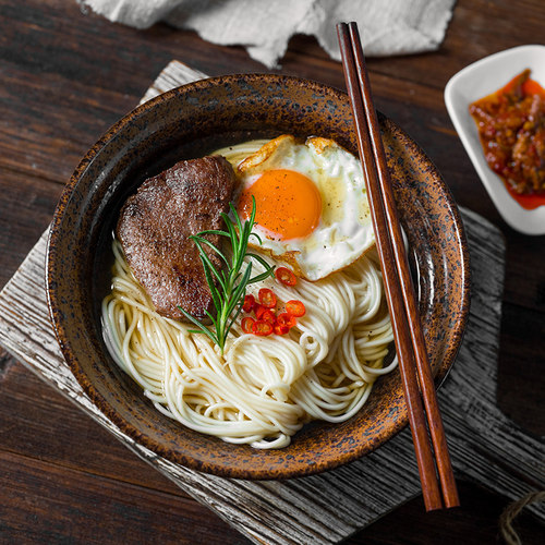 千岛湖淳安石林手工日晒面农家自制嚼劲圆细拌面手擀面挂面3斤装