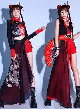 2025新款爵士舞女团演出服