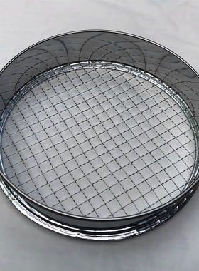 大孔筛子不锈钢筛网2 3 4 5 6 8 10目过滤颗粒筛标准分样筛土壤筛