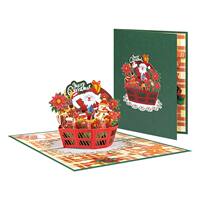 Christmas high-quality 3D stereoscopic greeting cards with a European and American atmosphere, blessing messages, customized by our company on Instagram thumbnail 8
