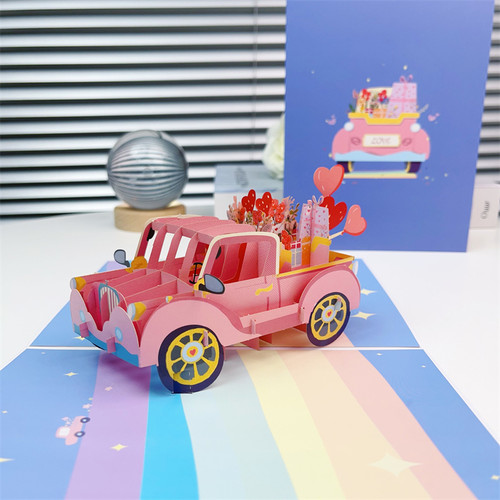 小众表白生日节日礼物3D立体贺卡