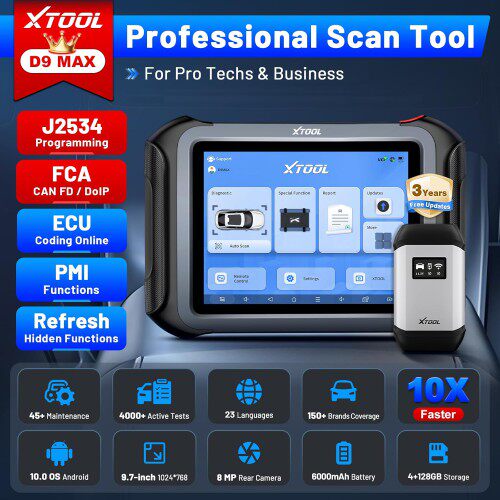 XTOOL郎仁海外版D9MAX全系统