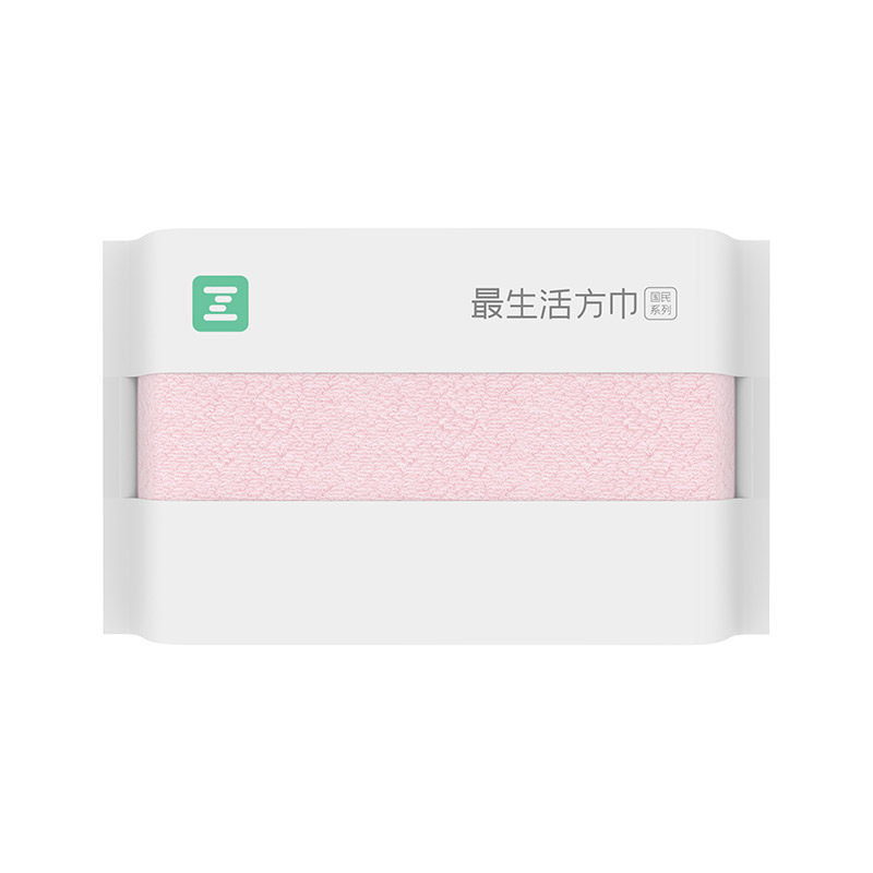 最生活国民方巾洗脸纯棉儿童四方小毛巾软家用婴儿吸水不易掉毛
