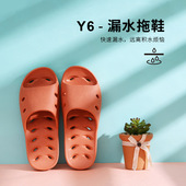 夏季 男女洗澡漏水漏洞防滑耐磨耐脏居家q弹软底超轻便速干 拖鞋