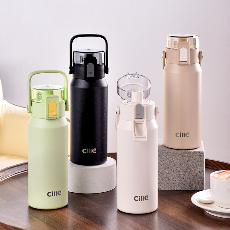 希乐随行550/700ml大容量保温杯运动316不锈钢便携户外手提保温杯