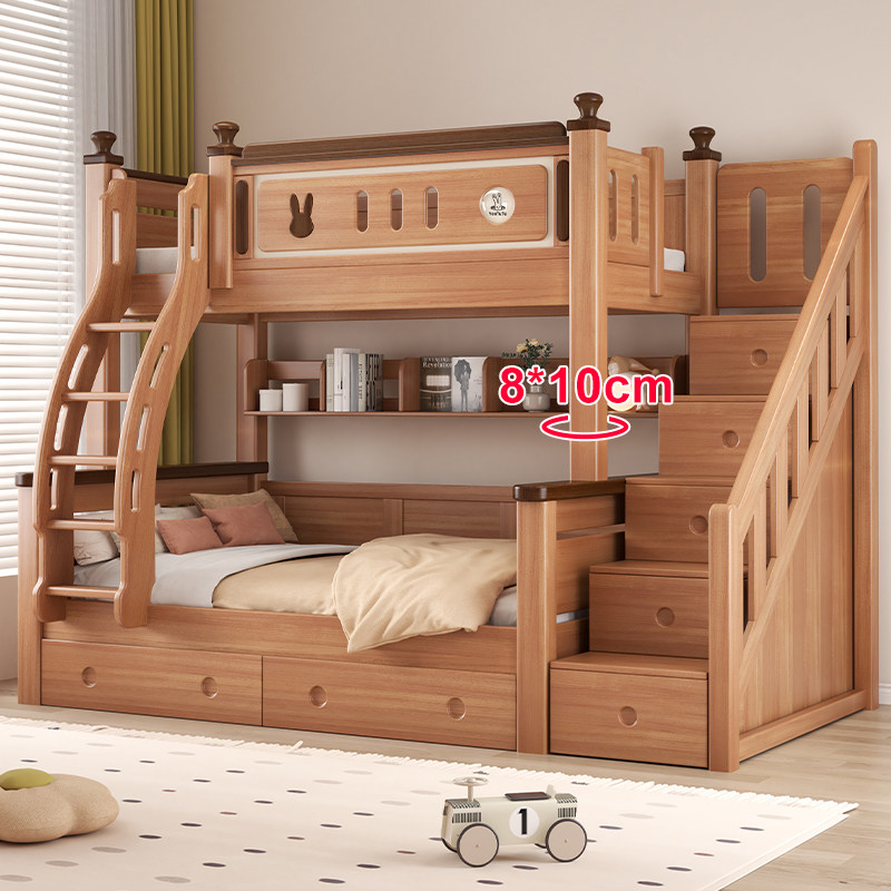 全实木上下铺红檀木双层床小户型床儿童子母床高低床双层床上下床,住宅家具,高低/子母床,淘宝优惠券,粉丝福利购,淘宝优惠卷