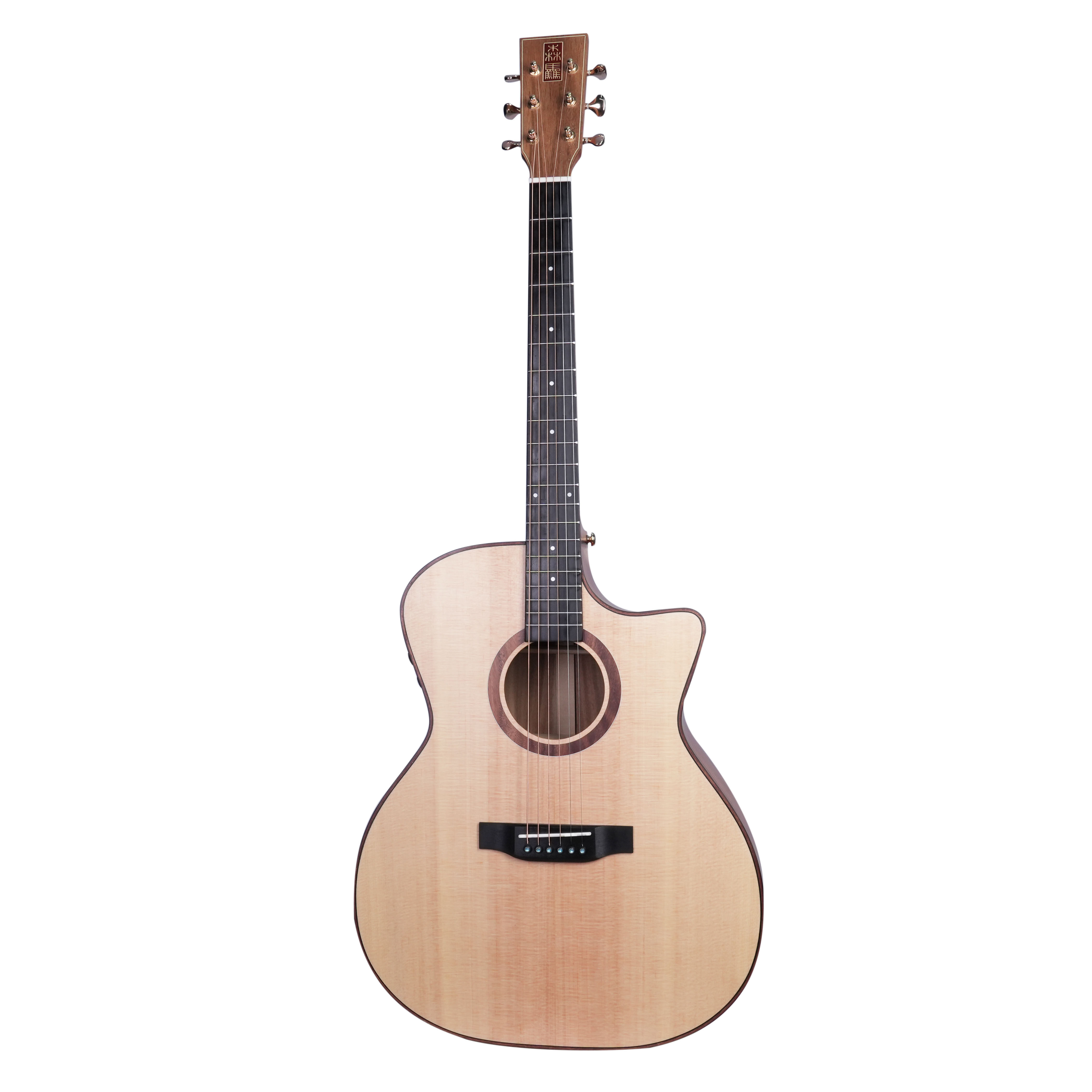 森骉吉他八周年纪念款云杉面板相思木背侧高端手工全单,乐器/吉他/钢琴/配件,吉他-民谣吉他,淘宝优惠券,粉丝福利购,淘宝优惠卷