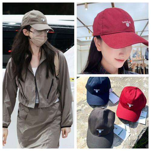 刘雯同款Barbour四季复古时尚户外遮阳运动软顶棒球鸭舌帽子男女