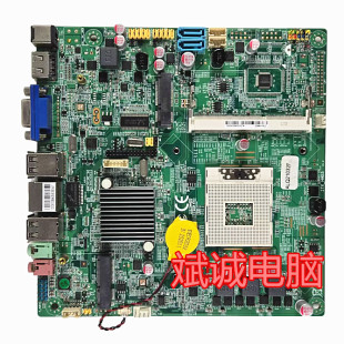 ITX DDR3内存 v1.2迷你一体机工控主板 17规格带HDMI接口 HM55