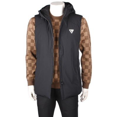 比音勒芬正品保暖连帽中长款背心