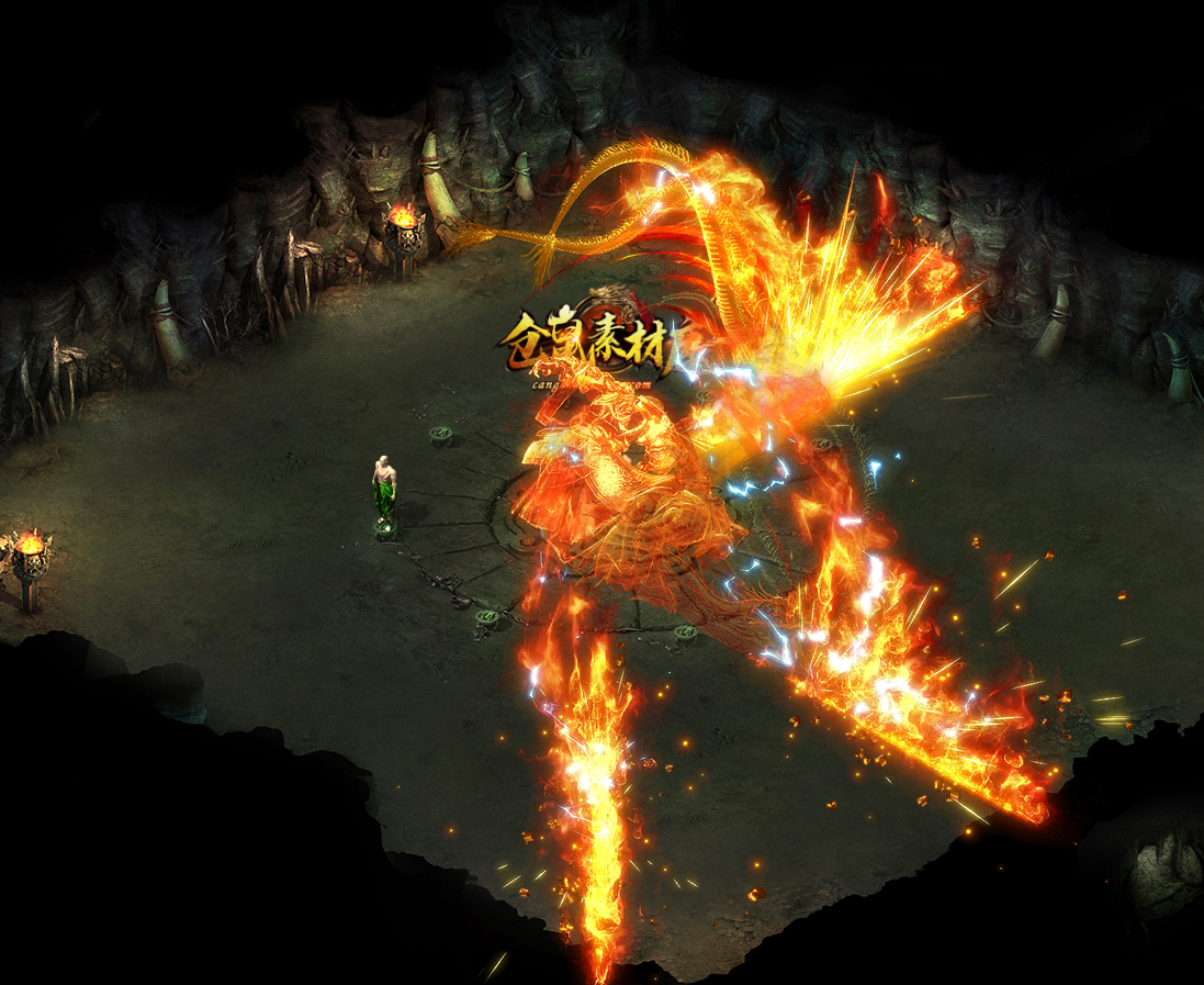 传奇技能素材 狂人藐视斩 系列八方位型 高清 PNG格式 Y1787