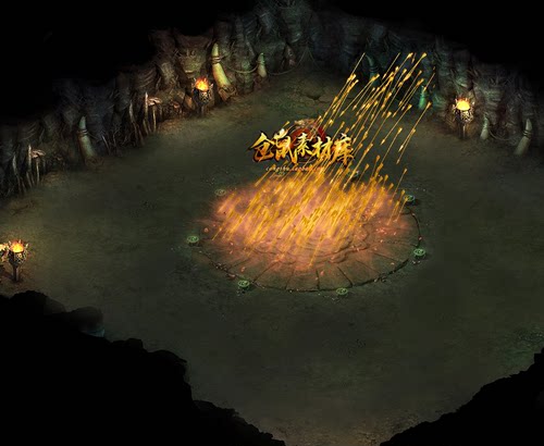 传奇技能素材 万箭齐射 目标播放型技能  PNG与BMP格式JN388