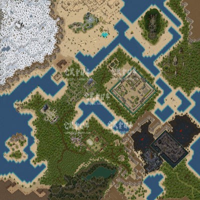 传奇地图素材  龙之谷 玛法大陆  独立地砖 无缝封边  DT834