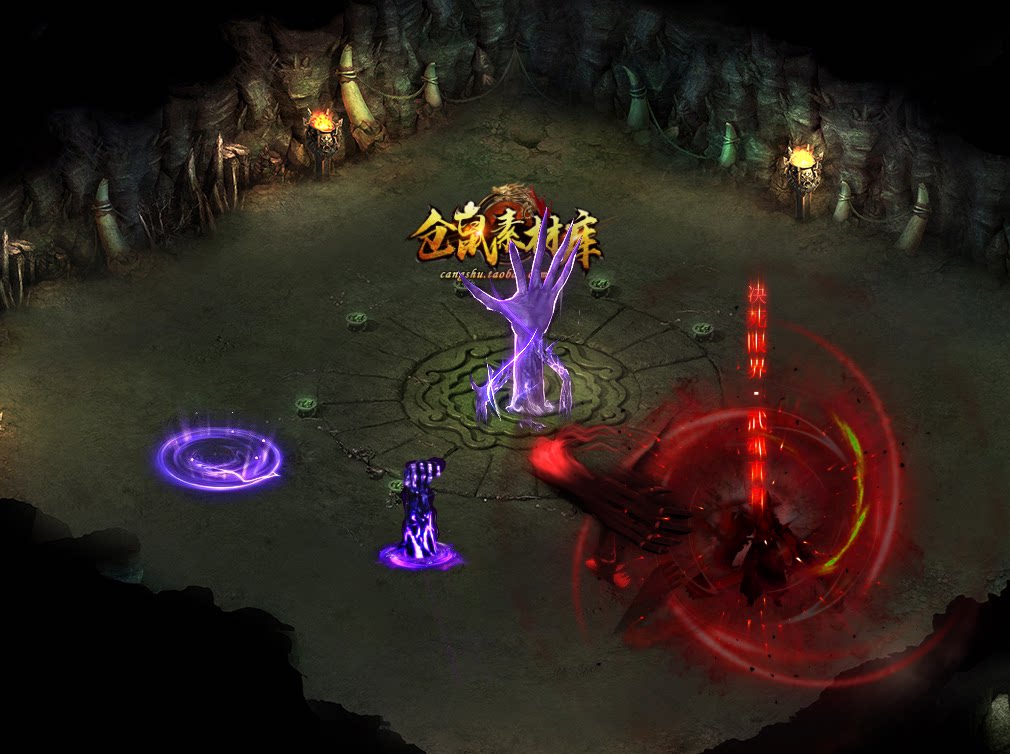 传奇技能素材 鬼爪 武魂真身 全屏播放型 高清素材 png格式 jn308