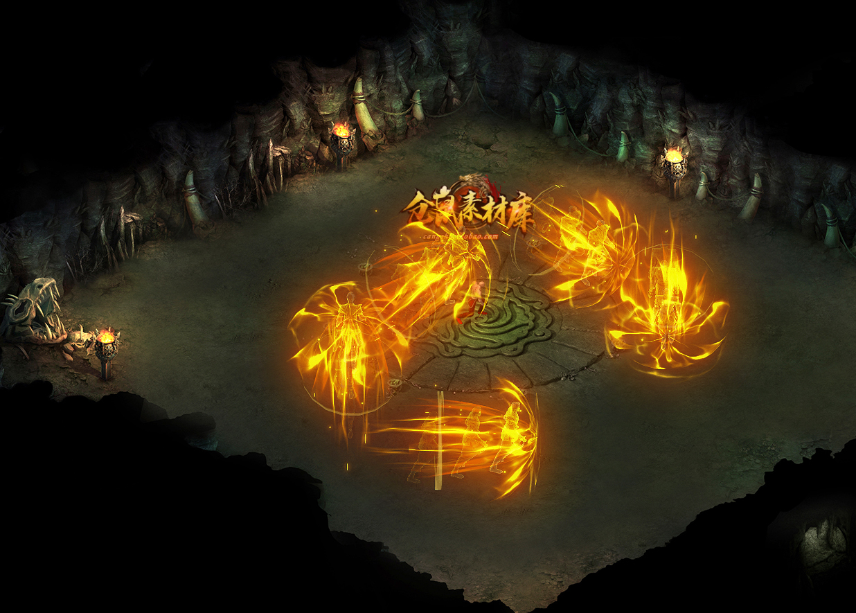 传奇技能素材  幻影无踪  八方型 高清 PNG格式 JN547