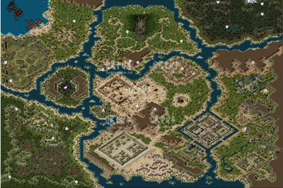 传奇大型城镇地图素材 新玛法 新大陆 整合沙城版 修复版  DT589