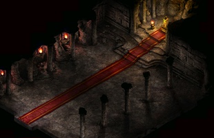 传奇地图素材 深渊洞窟 高清动态独立地砖 完整封边   DT271