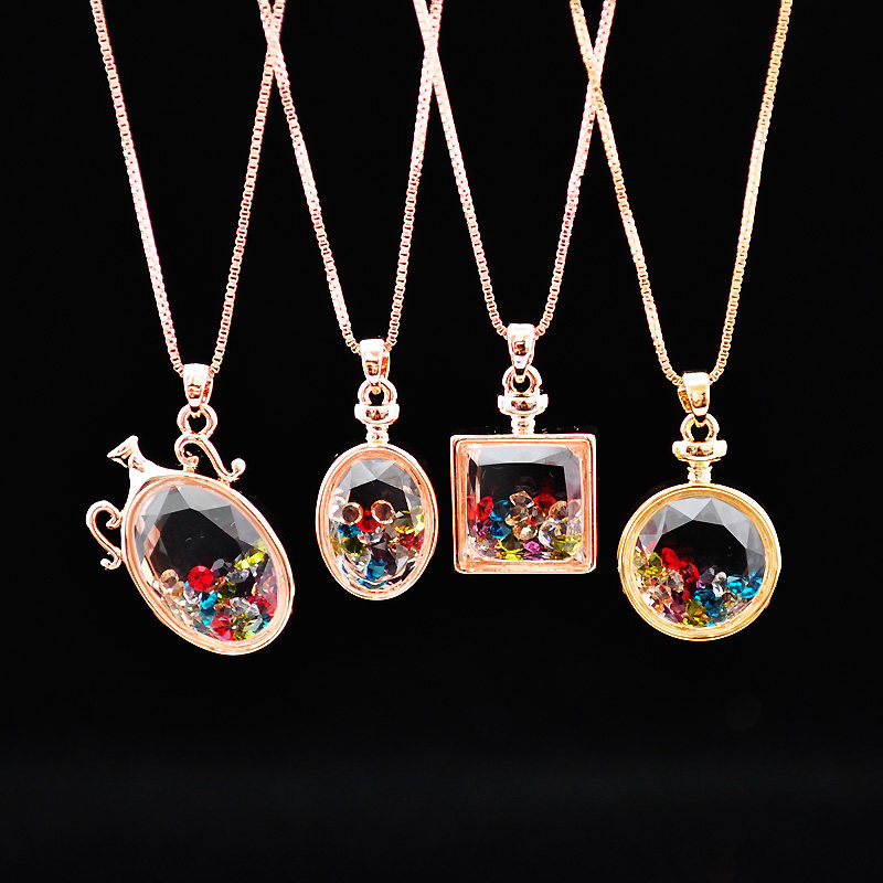 欧比雅比玫瑰金锁骨链镀14k金钥匙百搭简约网红日韩创意潮项链女