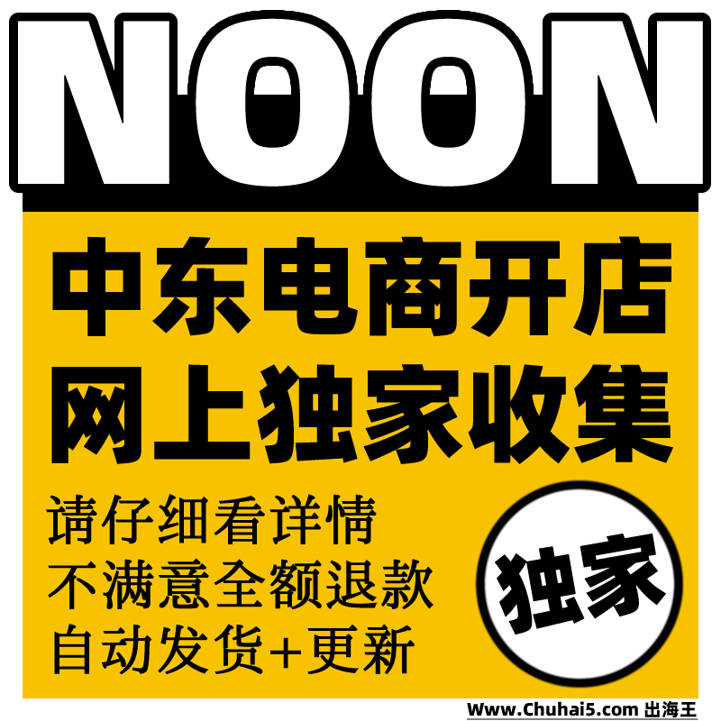 NOON教程 NOON新手选品运营广告 中东电商平台NOON学习课程