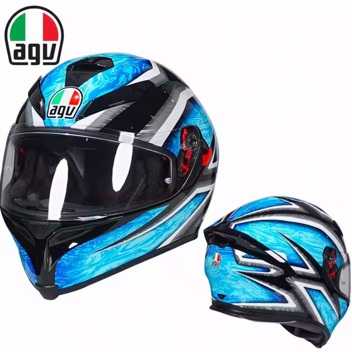 AGV K5S摩托车头盔双镜片新款防雾透气四季通用轻量骑行机车全盔