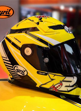 CYRIL赛罗AH018超越3 摩托车头盔碳纤维超轻全盔机车四季男女蓝牙