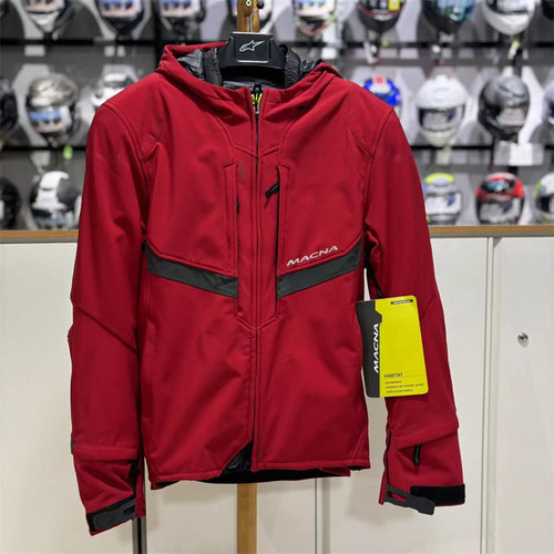 MACNA荷兰摩托车骑行服红色防摔