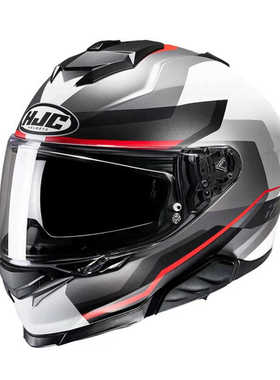 HJC韩国 摩托车骑行头盔防雾运动摩旅双镜片防雾透气舒适全盔I71